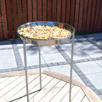 Badestandere til fugle – robust design i galvaniseret stål